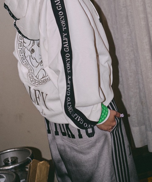 GALFY(ガルフィー)の「GALFY-全力汚し部SWTパンツ(スウェットパンツ・メンズ・グレー/ブラック/ピンク・XL/L)」の14枚目の写真