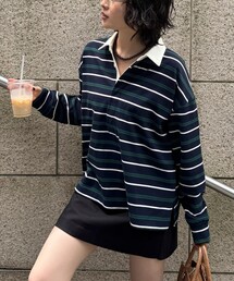 fredy emue | 【＠suda_mame3企画】マルチボーダーラガーシャツ(Tシャツ/カットソー)