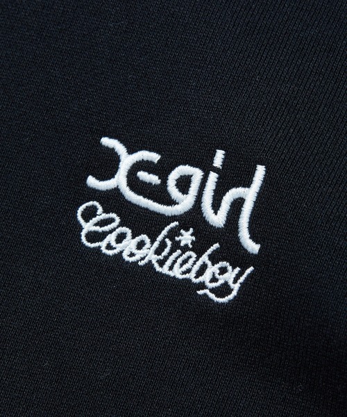 X-girl(エックスガール)の「X-girl x COOKIEBOY SWEAT HOODIE(パーカー・レディース・ホワイト/ブラック・M/S/L)」の14枚目の写真