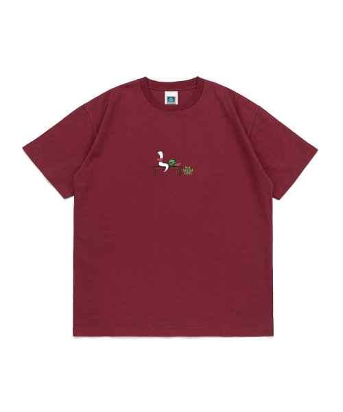 NET SOCIAL CLUB(ネットソーシャルクラブ)の「終末の蛇 ウォーターメロン グラフィック 半袖Tシャツ (バーガンディ)(Tシャツ/カットソー・レディース・その他・LARGE/MEDIUM/SMALL/X-LARGE)」の1枚目の写真