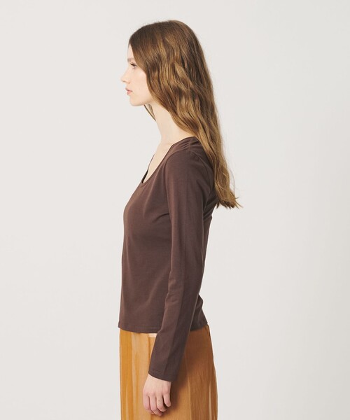 ATTISESSION(アティセッション)の「<ATTISESSION>ポケット ユーティリティー カットソー(Tシャツ/カットソー・レディース・ライトピンク/ダークブラウン/ライトブルー・FREE)」の11枚目の写真