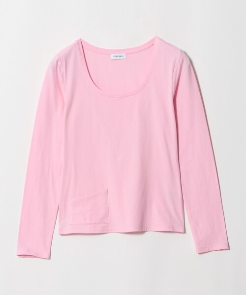 ATTISESSION(アティセッション)の「<ATTISESSION>ポケット ユーティリティー カットソー(Tシャツ/カットソー・レディース・ライトピンク/ダークブラウン/ライトブルー・FREE)」の19枚目の写真