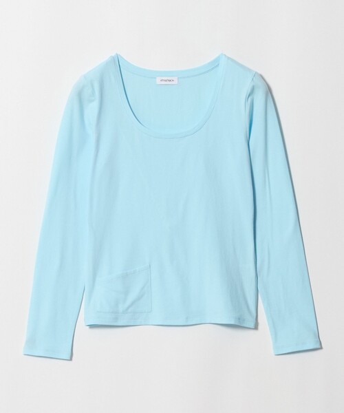 ATTISESSION(アティセッション)の「<ATTISESSION>ポケット ユーティリティー カットソー(Tシャツ/カットソー・レディース・ライトピンク/ダークブラウン/ライトブルー・FREE)」の22枚目の写真