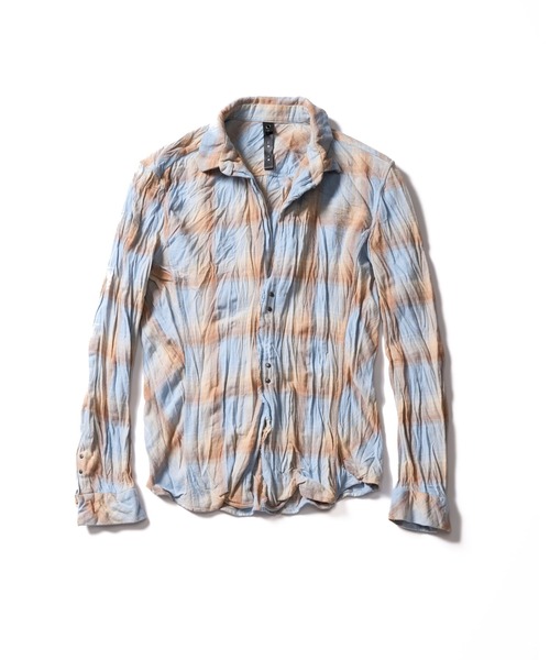 wjk（ダヴルジェイケイ）の「2-hook check(pale tone)（シャツ/ブラウス・メンズ・グリーン系その他/ブルー系その他・X-LARGE/LARGE/MEDIUM/SMALL）」の7枚目の写真