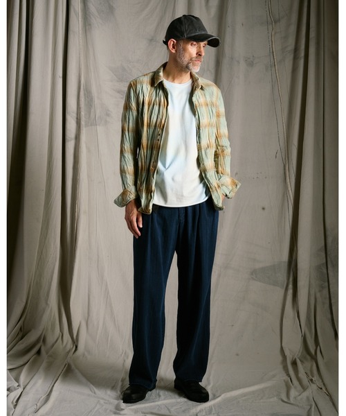 wjk（ダヴルジェイケイ）の「2-hook check(pale tone)（シャツ/ブラウス・メンズ・グリーン系その他/ブルー系その他・X-LARGE/LARGE/MEDIUM/SMALL）」の14枚目の写真