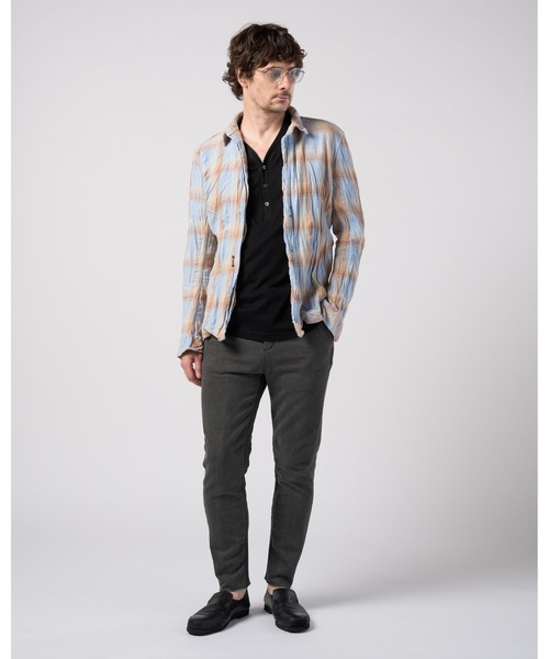 wjk（ダヴルジェイケイ）の「2-hook check(pale tone)（シャツ/ブラウス・メンズ・グリーン系その他/ブルー系その他・X-LARGE/LARGE/MEDIUM/SMALL）」の18枚目の写真