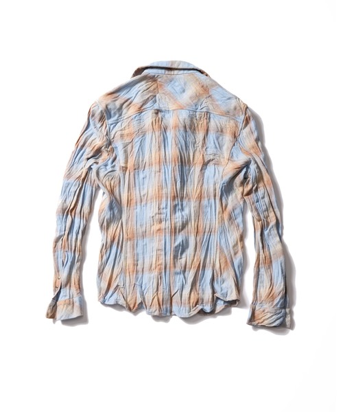 wjk（ダヴルジェイケイ）の「2-hook check(pale tone)（シャツ/ブラウス・メンズ・グリーン系その他/ブルー系その他・X-LARGE/LARGE/MEDIUM/SMALL）」の8枚目の写真