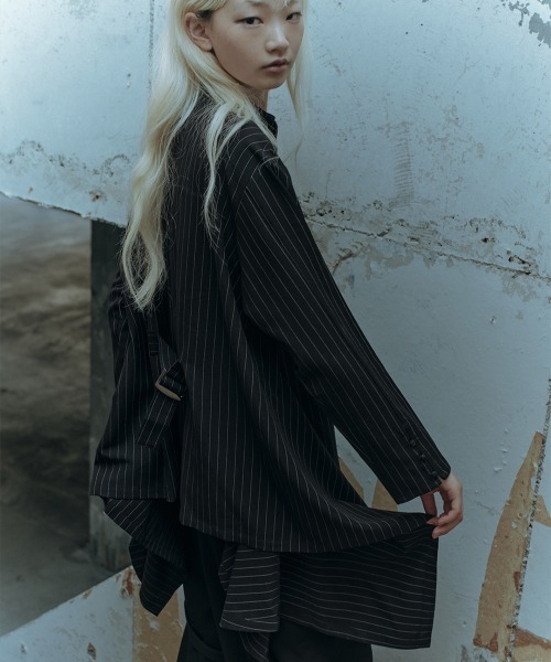 TELOPLAN(テーロプラン)の「【TELOPLAN】26AW新作 Micah Shirts / マイカシャツ(シャツ/ブラウス・レディース・White/MIX・ONE SIZE)」の3枚目の写真