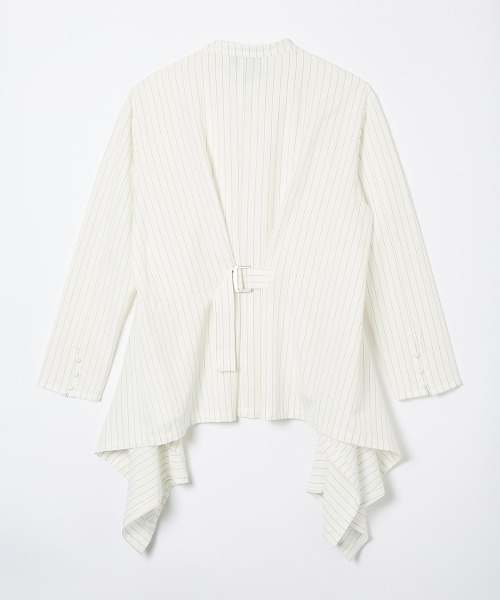 TELOPLAN(テーロプラン)の「【TELOPLAN】26AW新作 Micah Shirts / マイカシャツ(シャツ/ブラウス・レディース・White/MIX・ONE SIZE)」の4枚目の写真