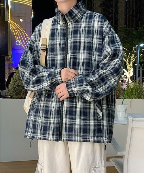 DOUBLE STEAL(ダブルスティール)の「DSリバーシブルスタンドカラージャケット(その他アウター・メンズ・ピンク/ベージュ/ブルー/ブラック・X-LARGE/LARGE/MEDIUM)」の6枚目の写真