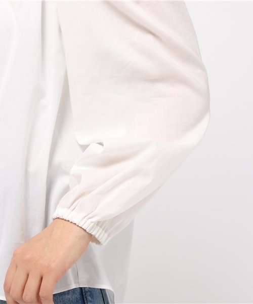 FRAMeWORK(フレームワーク)の「Ly/C オフショルダーブラウス◆(シャツ/ブラウス・レディース・ホワイト/ブラック/サックスブルー・FREE)」の4枚目の写真