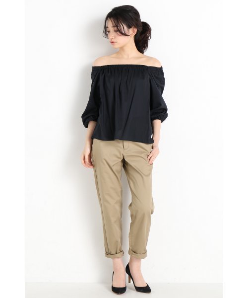 FRAMeWORK(フレームワーク)の「Ly/C オフショルダーブラウス◆(シャツ/ブラウス・レディース・ホワイト/ブラック/サックスブルー・FREE)」の11枚目の写真