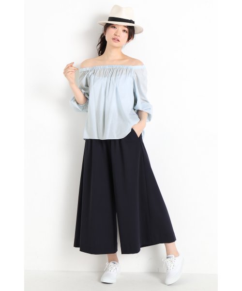 FRAMeWORK(フレームワーク)の「Ly/C オフショルダーブラウス◆(シャツ/ブラウス・レディース・ホワイト/ブラック/サックスブルー・FREE)」の12枚目の写真