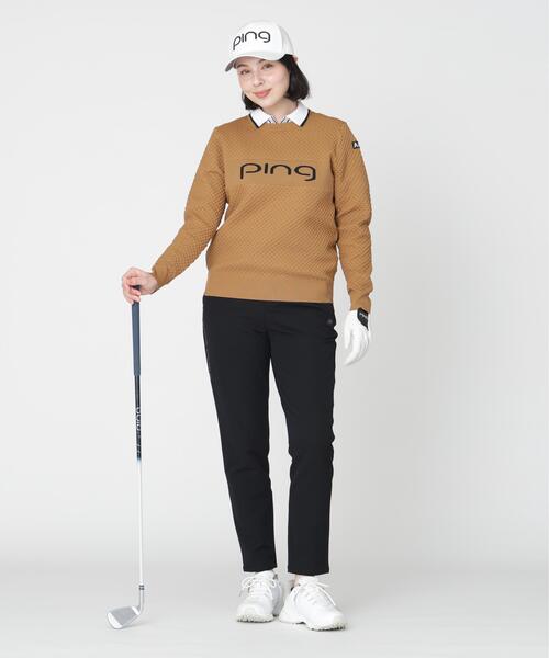 PING（ピン）の「[PING APPAREL] パーテックスアンリミテッドテーパードパンツ ＜GOLD＞ (LADIES)（その他パンツ・レディース・ブラック/ホワイト/グレー・LL/L/M/XS/S）」の4枚目の写真