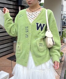 ラクガキニットカーディガン