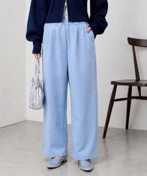 <速乾・UVカット>ダンボール 2タック ワイドストレート スウェットパンツ