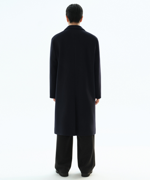 MUSINSA STANDARD（ムシンサスタンダード）の「カシミアブレンド特大シングルコート[ネイビー]（チェスターコート・メンズ・その他・MEDIUM/LARGE/X-LARGE/2XL）」の3枚目の写真