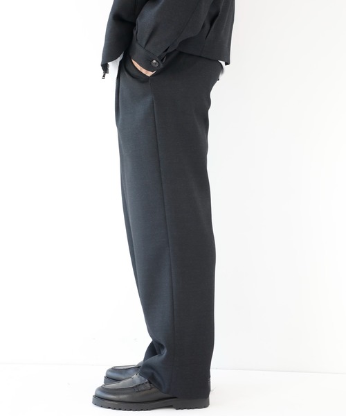 CITY TOKYO(シティトウキョウ)の「【CITY TOKYO/シティートーキョー】Pure merino イージースラックス(スラックス・メンズ・ブラック/ブラウン・1/3/2)」の11枚目の写真