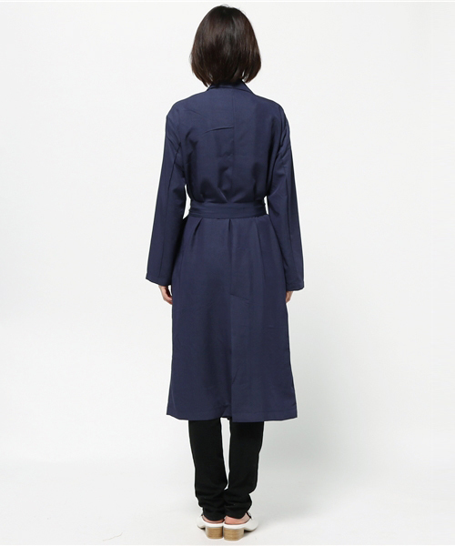 SLY(スライ)の「TAILOR LONG GOWN COAT(チェスターコート・レディース・ネイビー/ベージュ/カーキ・FREE)」の13枚目の写真