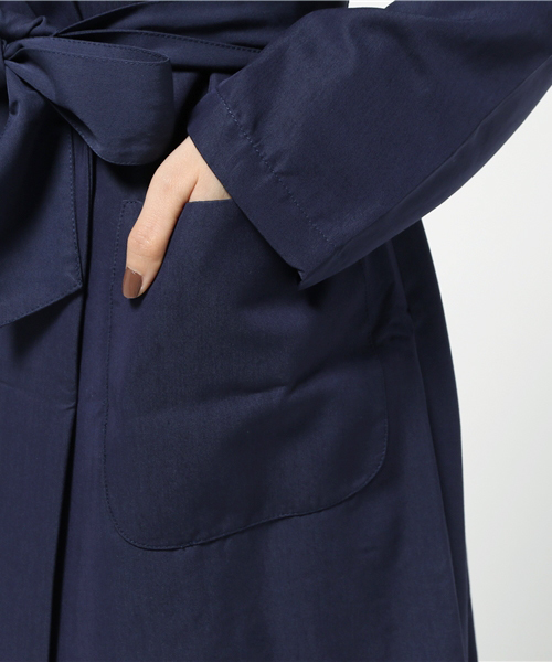 SLY(スライ)の「TAILOR LONG GOWN COAT(チェスターコート・レディース・ネイビー/ベージュ/カーキ・FREE)」の5枚目の写真