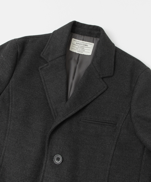 アーバンリサーチ新品未使用タグ付きメルトンチェスターコートネイビーフリーサイズ紺コート URBAN RESEARCH Sonny Label（アーバンリサーチサニーレーベル）の