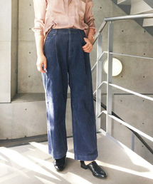 mysty woman | コーデュロイタックワイドパンツ(その他パンツ)