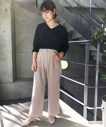 mysty woman | コーデュロイタックワイドパンツ(その他パンツ)