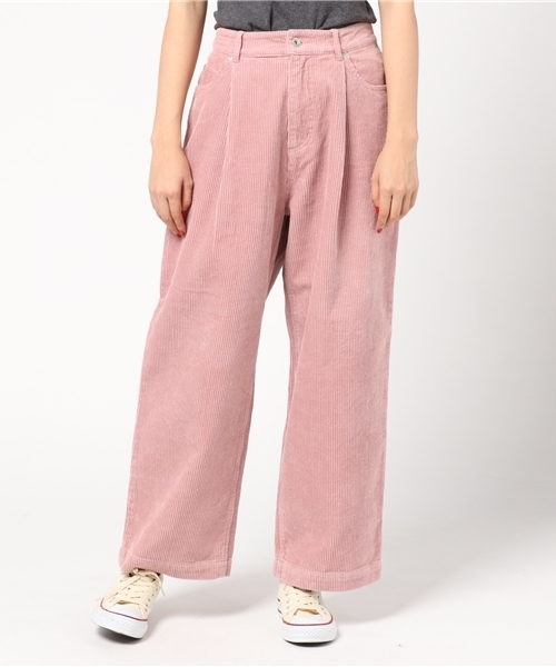 mysty woman（ミスティウーマン）の「コーデュロイタックワイドパンツ（その他パンツ・レディース・ブラウン/グレー/ネイビー/オフホワイト/ピンク/ライトベージュ・FREE）」の22枚目の写真