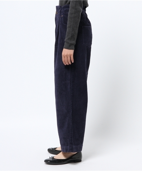 mysty woman（ミスティウーマン）の「コーデュロイタックワイドパンツ（その他パンツ・レディース・ブラウン/グレー/ネイビー/オフホワイト/ピンク/ライトベージュ・FREE）」の10枚目の写真