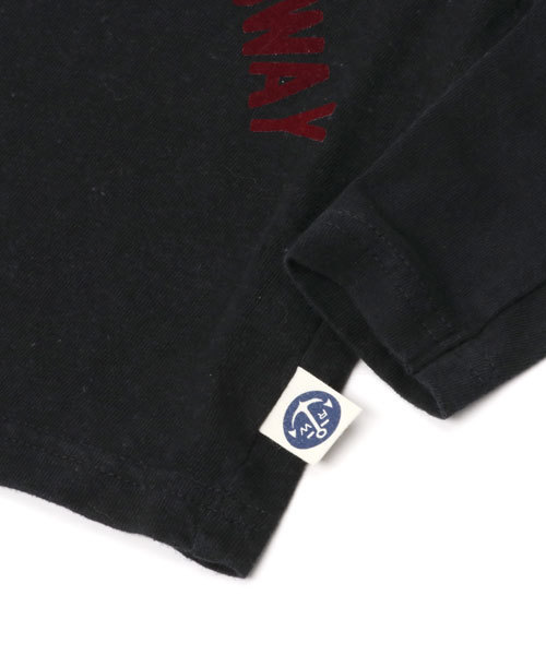 RUGGEDWORKS(ラゲッドワークス)の「カチオンラグランロングTシャツ(Tシャツ/カットソー・キッズ・ネイビー/ブラウン/グレー/チャコールグレー・110cm/140cm/120cm/90cm/130cm/100cm/80cm)」の9枚目の写真