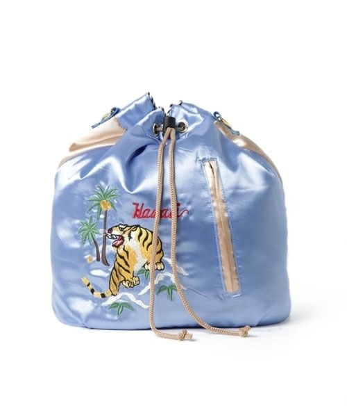 Rna アールエヌエー の E4385 スカジャン2way巾着bag ショルダーバッグ Wear