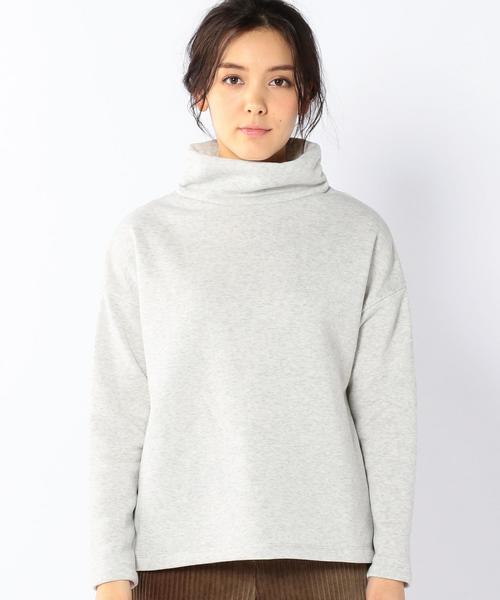 coen（コーエン）の「ギャザータートルネックプルオーバー（Tシャツ/カットソー・レディース・ナチュラル/ネイビー/その他1・FREE）」の11枚目の写真