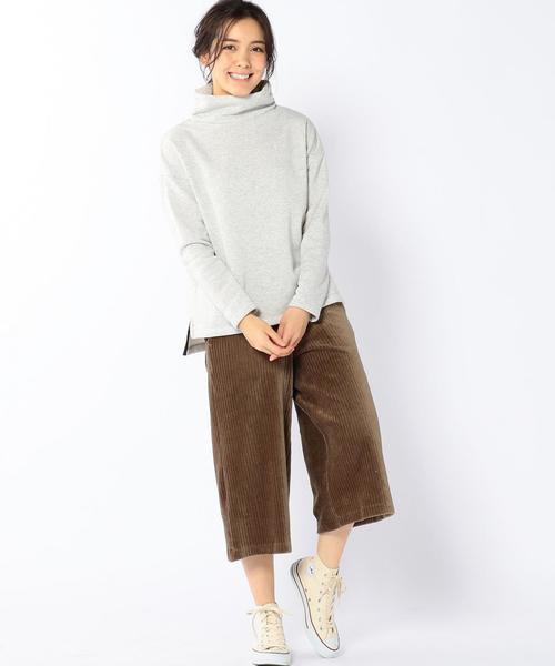 coen（コーエン）の「ギャザータートルネックプルオーバー（Tシャツ/カットソー・レディース・ナチュラル/ネイビー/その他1・FREE）」の13枚目の写真