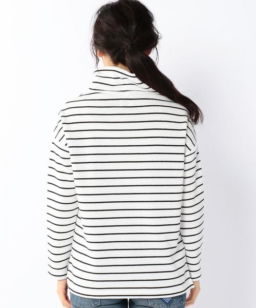 coen（コーエン）の「ギャザータートルネックプルオーバー（Tシャツ/カットソー・レディース・ナチュラル/ネイビー/その他1・FREE）」の15枚目の写真