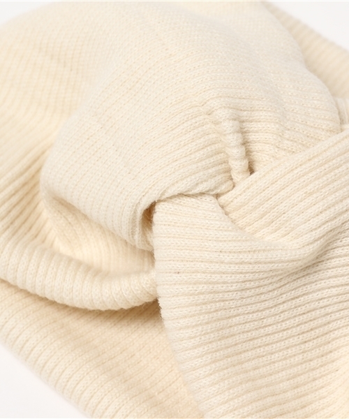 Khaju（カージュ）の「Khaju:ボリュームクロスヘアバンド（ヘアバンド・レディース・ライトブルー/ナチュラル・ONE SIZE）」の6枚目の写真