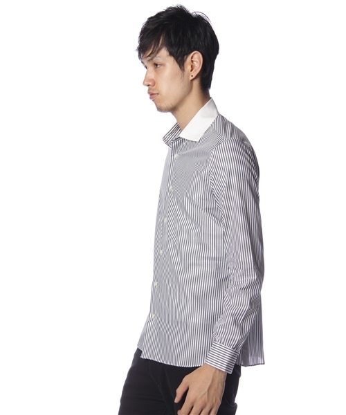 603（ロクマルサン）の「603 ストライプクレリックシャツ（シャツ/ブラウス・メンズ・ホワイト・40/42）」の5枚目の写真