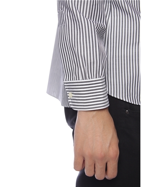603（ロクマルサン）の「603 ストライプクレリックシャツ（シャツ/ブラウス・メンズ・ホワイト・40/42）」の4枚目の写真