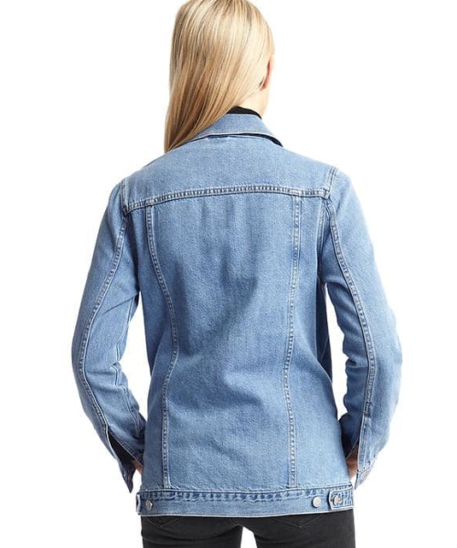GAP(ギャップ)の「Gap 1969 Icon Long Denim Jacket(デニムジャケット・レディース・ブルー・XS/M/S/XXS/L)」の3枚目の写真