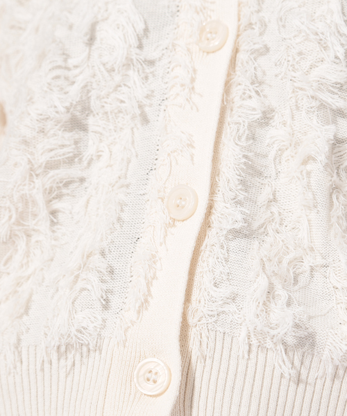 natural couture(ナチュラルクチュール)の「ふさふさニットカーディガン(カーディガン/ボレロ・レディース・ナチュラル/ネイビー/パープル系その他・FREE)」の11枚目の写真