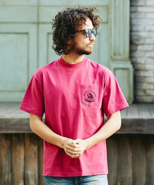 HYSTERIC GLAMOUR（ヒステリックグラマー）の「HIGH PERFORMANCE プリント ポケ付Tシャツ（Tシャツ/カットソー・メンズ・ホワイト/ピンク/ブラック・X-SMALL/SMALL/MEDIUM/LARGE）」の10枚目の写真