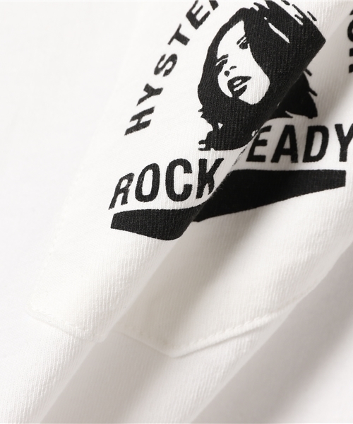 HYSTERIC GLAMOUR（ヒステリックグラマー）の「HIGH PERFORMANCE プリント ポケ付Tシャツ（Tシャツ/カットソー・メンズ・ホワイト/ピンク/ブラック・X-SMALL/SMALL/MEDIUM/LARGE）」の13枚目の写真