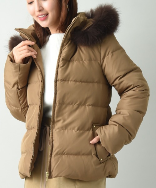 セール ルザスフードファー付ショート丈ダウンコート ダウンジャケット コート Interplanet インタープラネット のファッション通販 Zozotown セール ルザスフードファー付ショート丈ダウンコート ダウンジャケット コート Interplanet インタープラネット のファッション通販 Zozotown