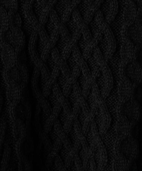 coen(コーエン)の「【WEB限定】アランケーブルクルーネックビッグニット(ニット/セーター・メンズ・ブラウン/グレー/ブラック・SMALL/MEDIUM/LARGE)」の17枚目の写真