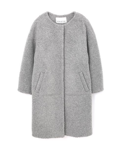 NATURAL BEAUTY BASIC（ナチュラルビューティーベーシック）の「◆ライトウォームボアコート（その他アウター・レディース・グレー/ベージュ・MEDIUM/SMALL）」の11枚目の写真