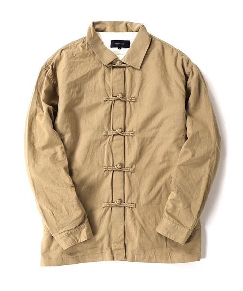 SHIPS JET BLUE(シップスジェットブルー)の「SHIPS JET BLUE: チャイナジャケット(シャツ/ブラウス・メンズ・ネイビー/ベージュ/ブラック・LARGE/X-LARGE/MEDIUM/SMALL)」の3枚目の写真