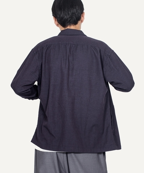 SHIPS JET BLUE(シップスジェットブルー)の「SHIPS JET BLUE: チャイナジャケット(シャツ/ブラウス・メンズ・ネイビー/ベージュ/ブラック・LARGE/X-LARGE/MEDIUM/SMALL)」の11枚目の写真