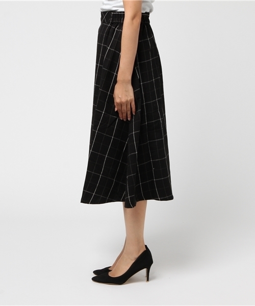 AMERICAN HOLIC(アメリカンホリック)の「チェックフレアスカート(スカート・レディース・その他/ハウンドトゥース/ブラック系その他・FREE)」の5枚目の写真