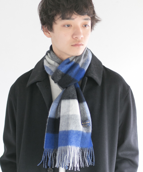 URBAN RESEARCH（アーバンリサーチ）の「チェック×無地 カシミヤ
