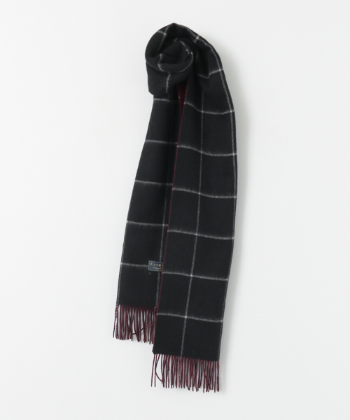 ワワミ アーバンリサーチ マフラー カシミヤ100％ チェック カシミヤ 100% チェック マフラー カシミア レディース メンズ