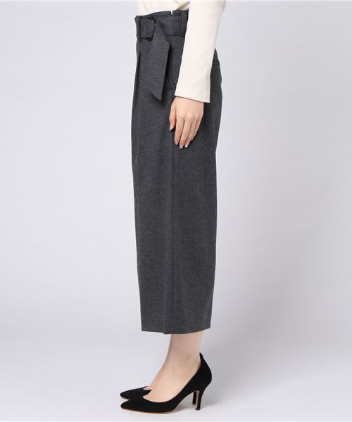 HELIOPOLE(エリオポール)の「ベルト付きガウチョパンツ(その他パンツ・レディース・チャコールグレー/オフホワイト・38/36)」の3枚目の写真